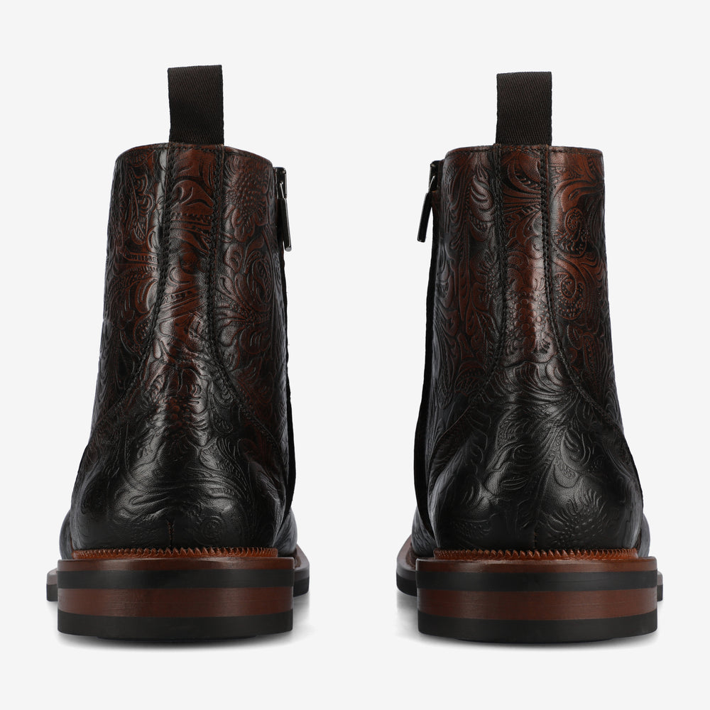 The Lewis Boot in Brown Floral