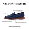 The Fitz Loafer in Blue Check (Last Chance, Final Sale)