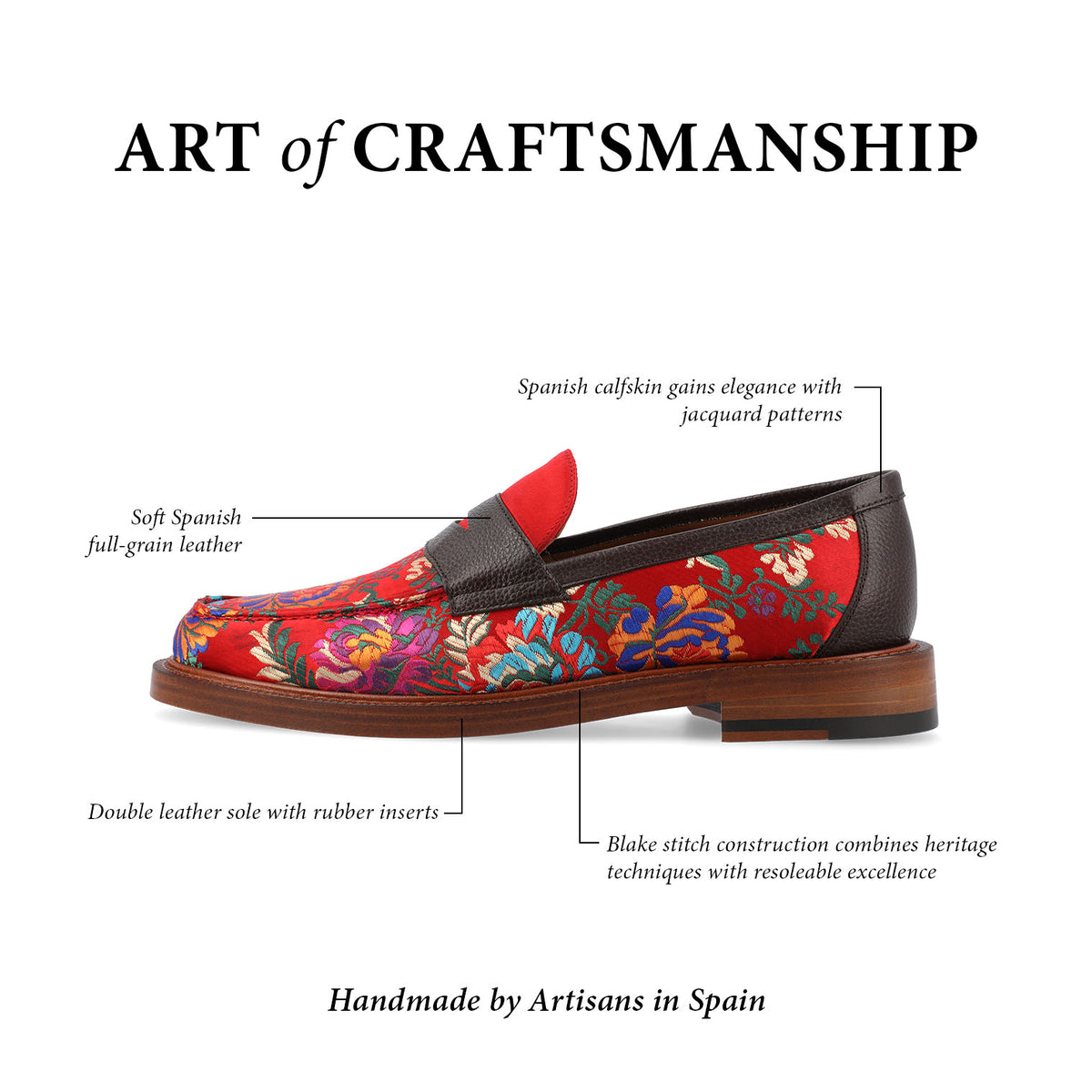 The Fitz Loafer in Fiore