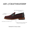 The Fitz Loafer in Maroon Check (Last Chance, Final Sale)