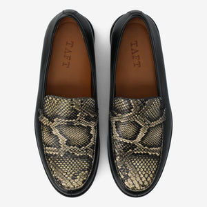 The Sterling Loafer in Serpente
