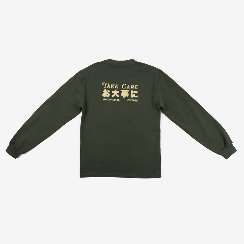 Care Collection Long Sleeve Tee in Sage