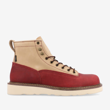 Model 001 Boot in Cherry/Cream