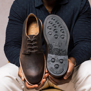 Taft Men's Miles Medium and Wide Width Oxford Dress Shoe, Dark Brown 11 Taft Men's Miles Medium and Wide Width Oxford Dress Shoe, Dark Brown 11