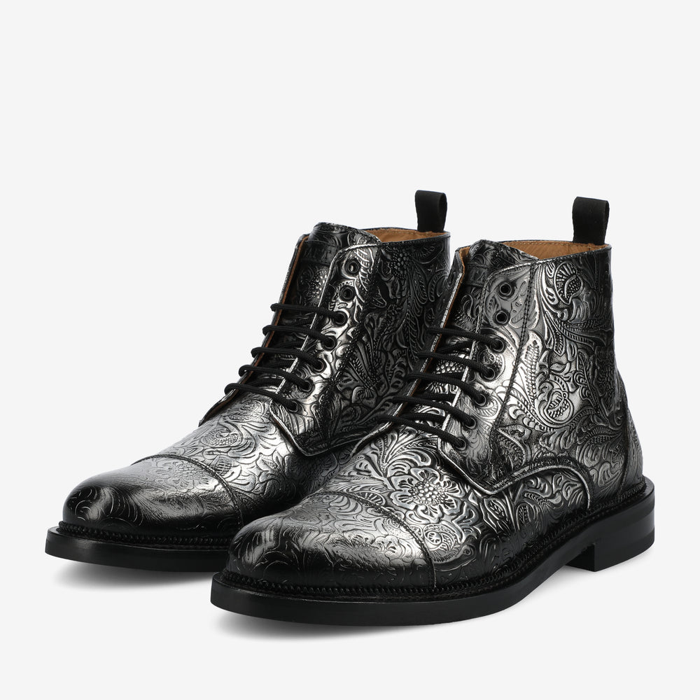 The Rome Boot in Forged Floral