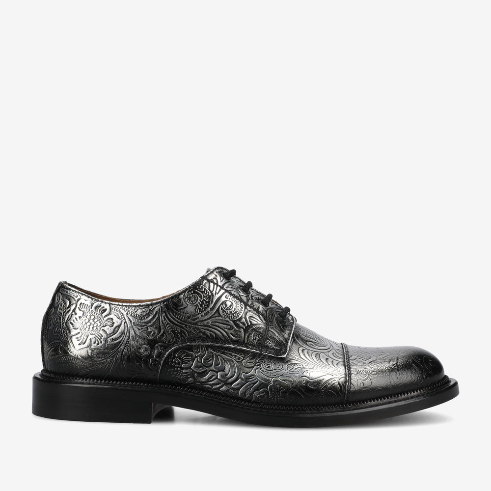 The Rome Shoe in Forged Floral