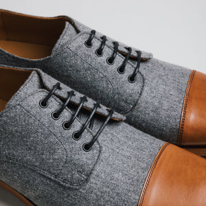 The Jack Shoe in Grey/Brown