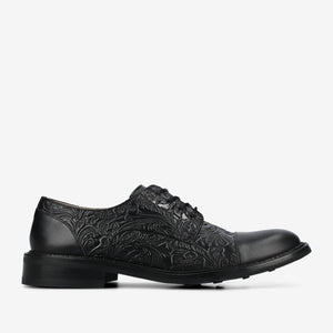 The Rome Shoe in Noir Viejo