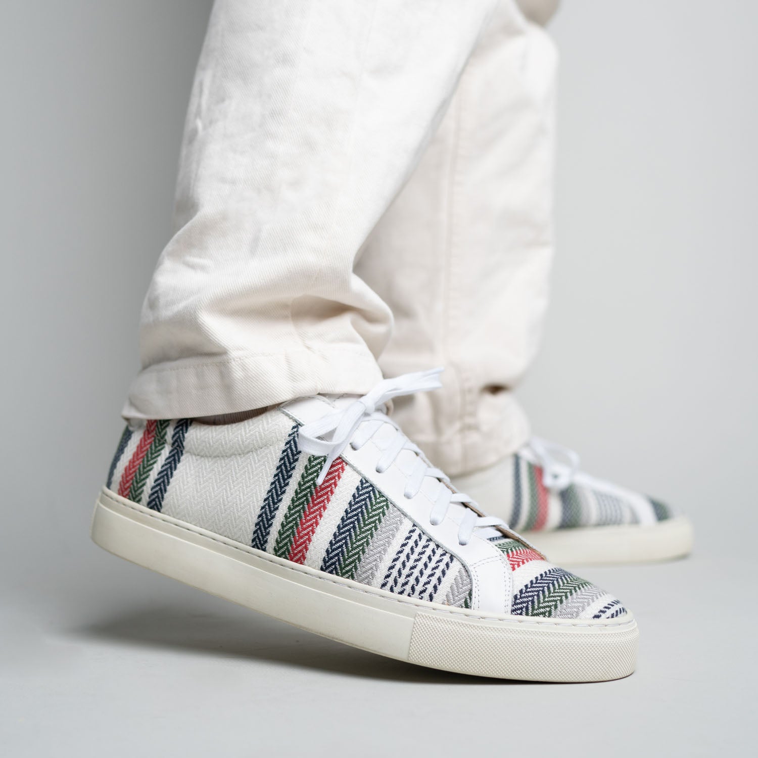 Off white striped shoes hotsell