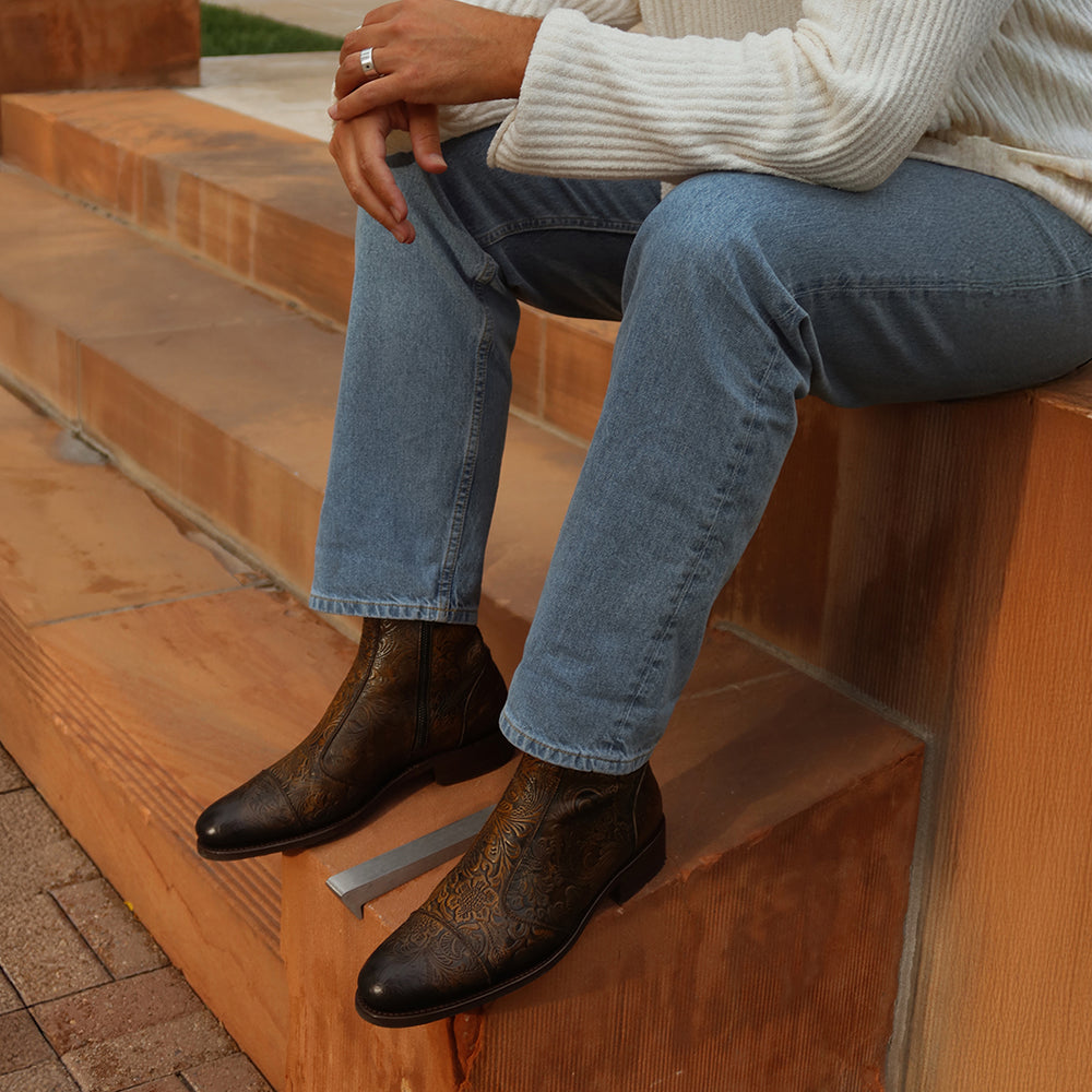 The Lewis Boot in Oro Viejo