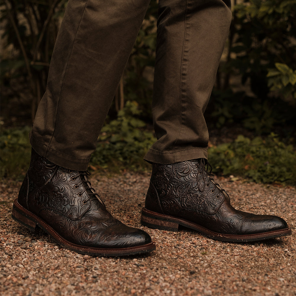 The Rome Boot in Marron Viejo