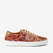 The Sneaker in Red Paisley Side