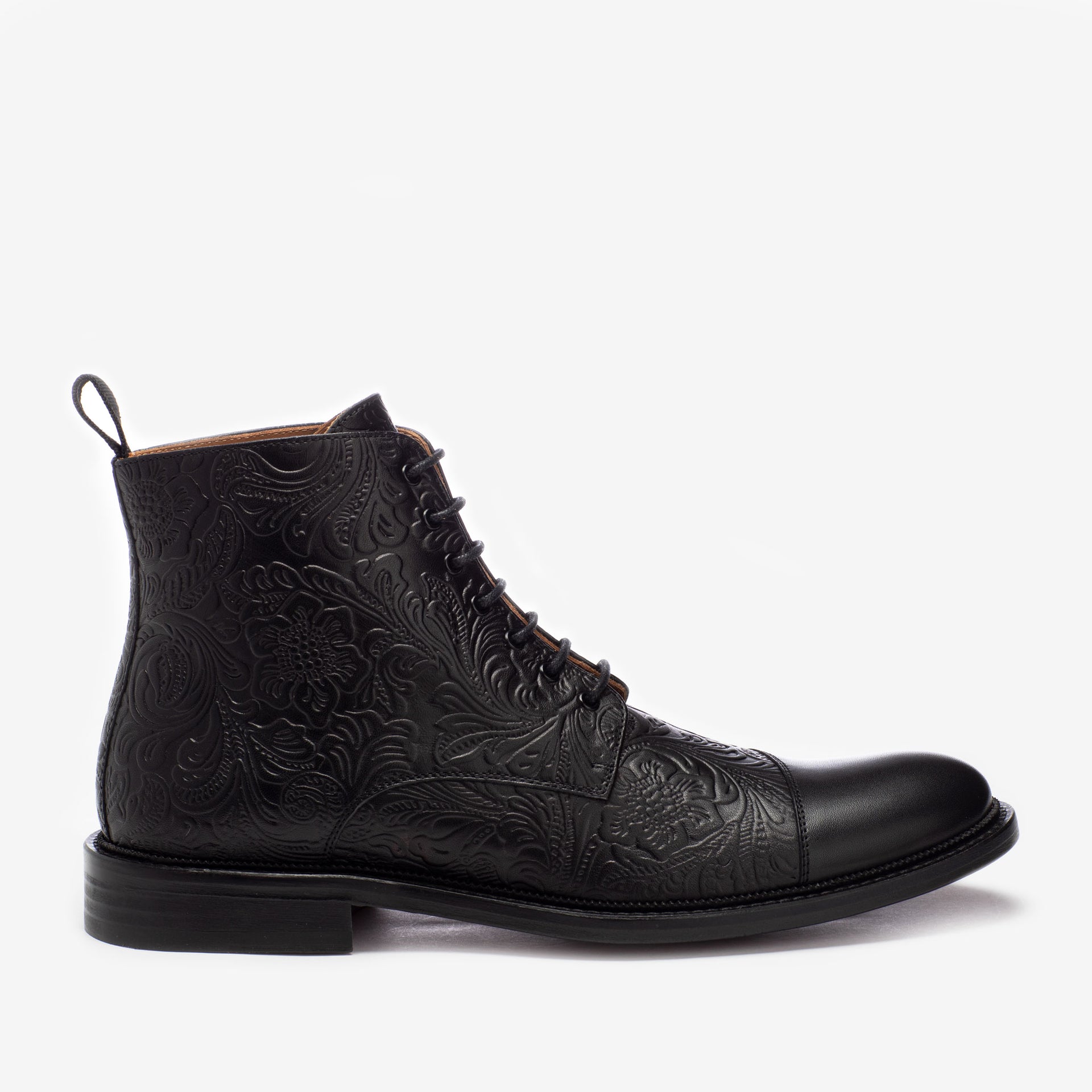The Paris Boot in Black Floral - Ankle Boots | TAFT