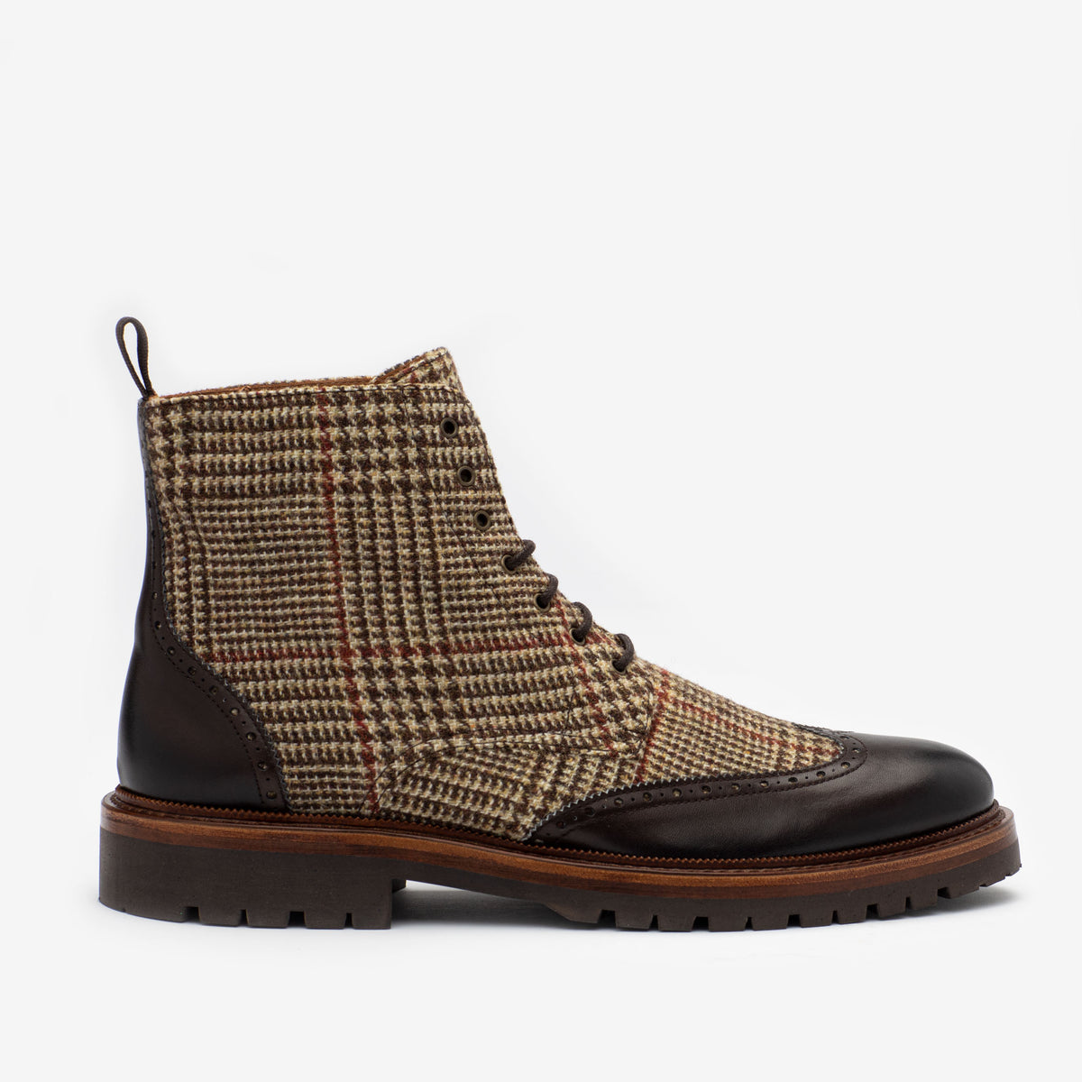 The Livingston Boot in Plaid