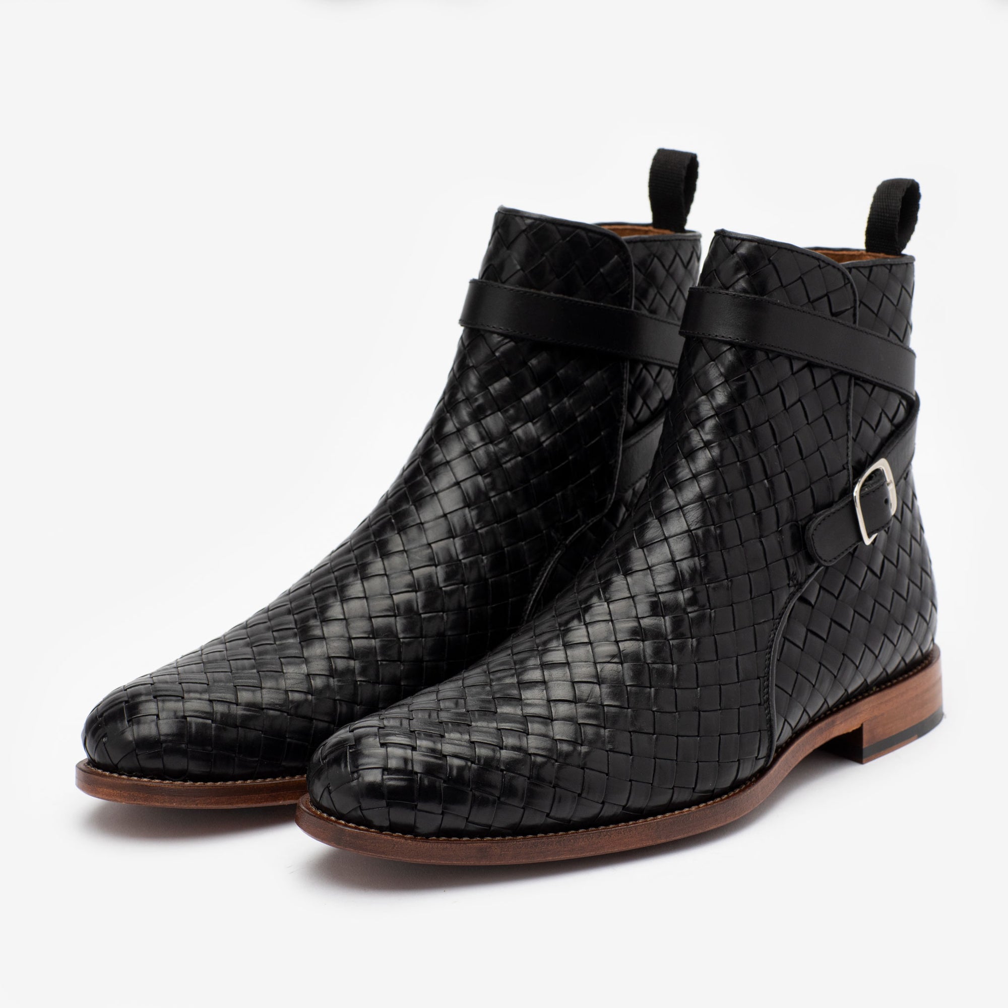 The Dylan Boot in Black Woven {{rollover}}