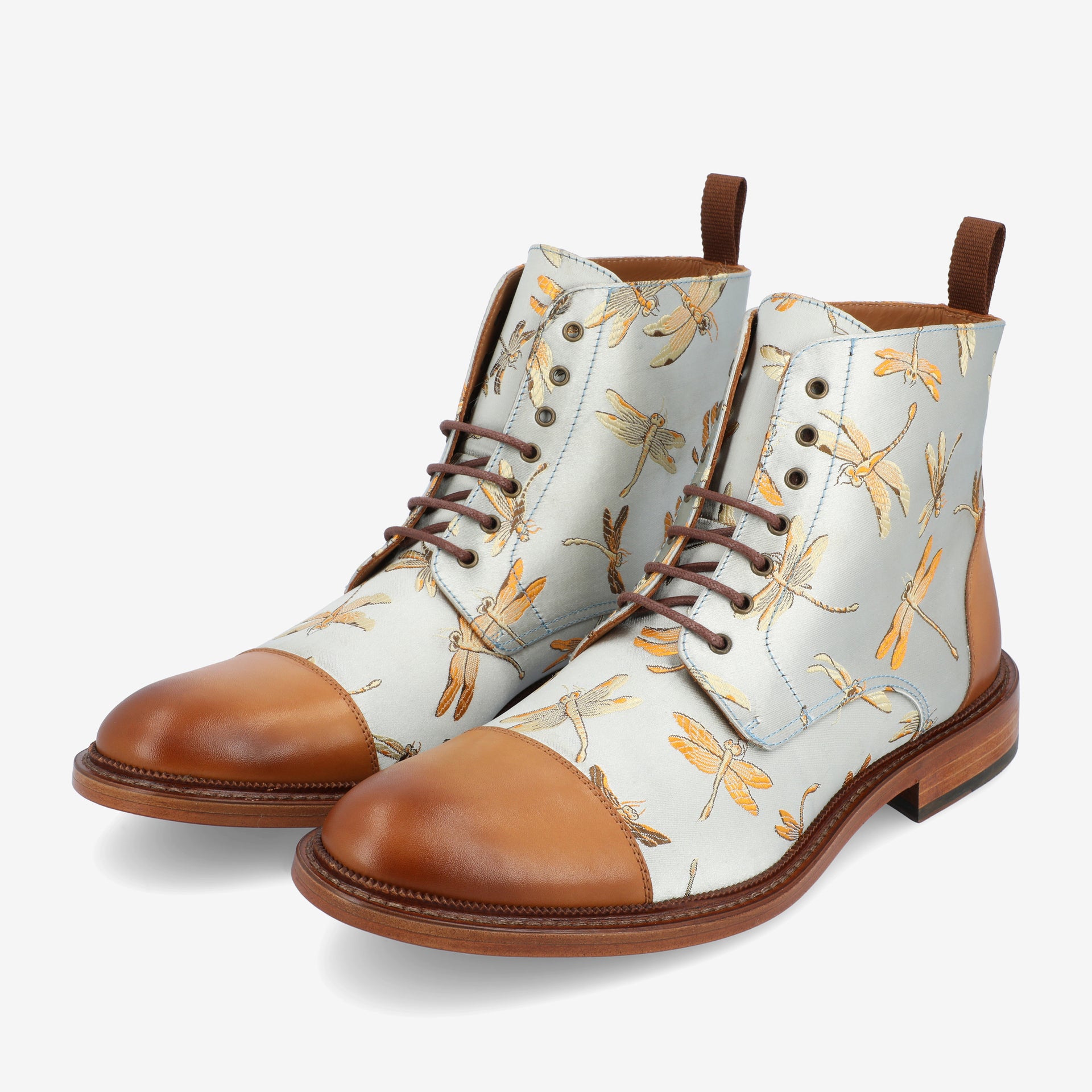 The Jack Boot in Blue Dragonfly Print | TAFT