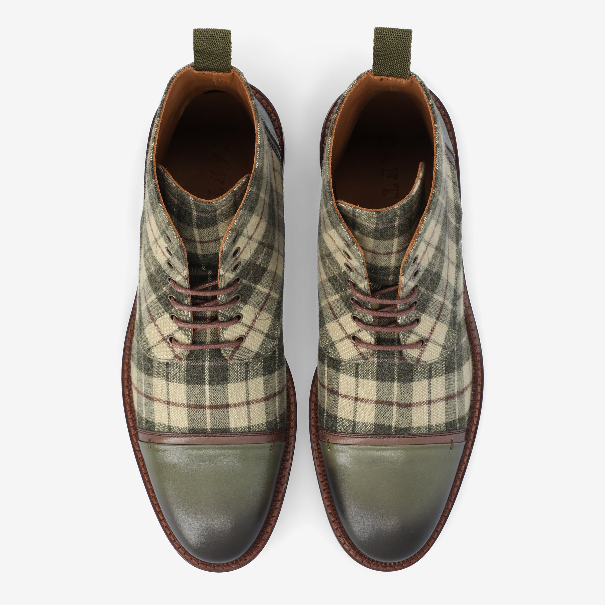 The Jack Boot in Green Plaid