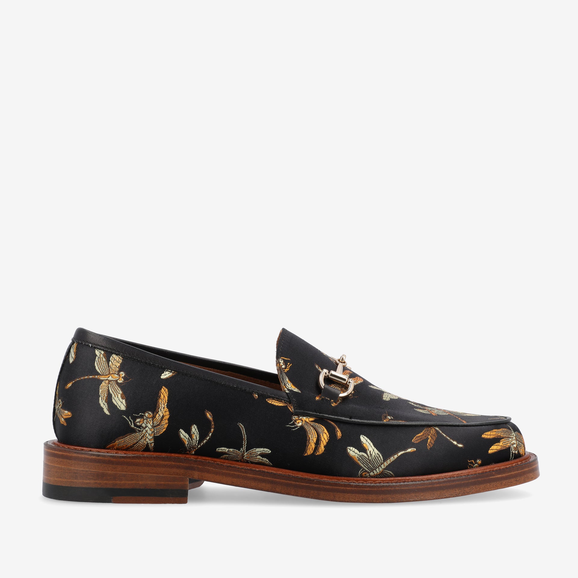 The Fitz Black Loafers - Black Dragonfly | TAFT