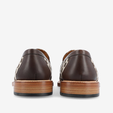 The Fitz Loafer in Brown Check (Last Chance, Final Sale)