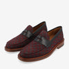 The Fitz Loafer in Maroon Check (Last Chance, Final Sale)