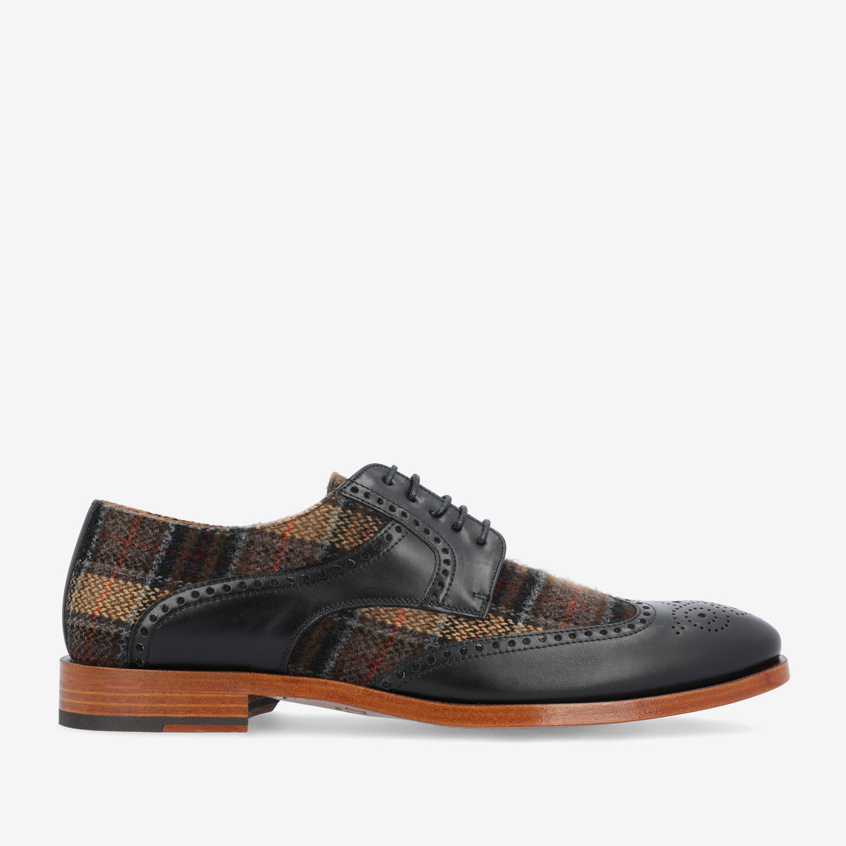 Wallace Shoe in Brown Tartan