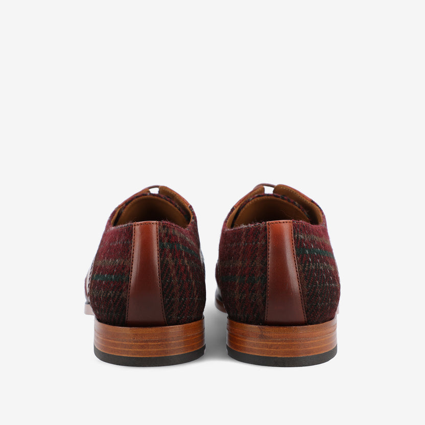 The Wallace Shoe in Red Plaid | TAFT