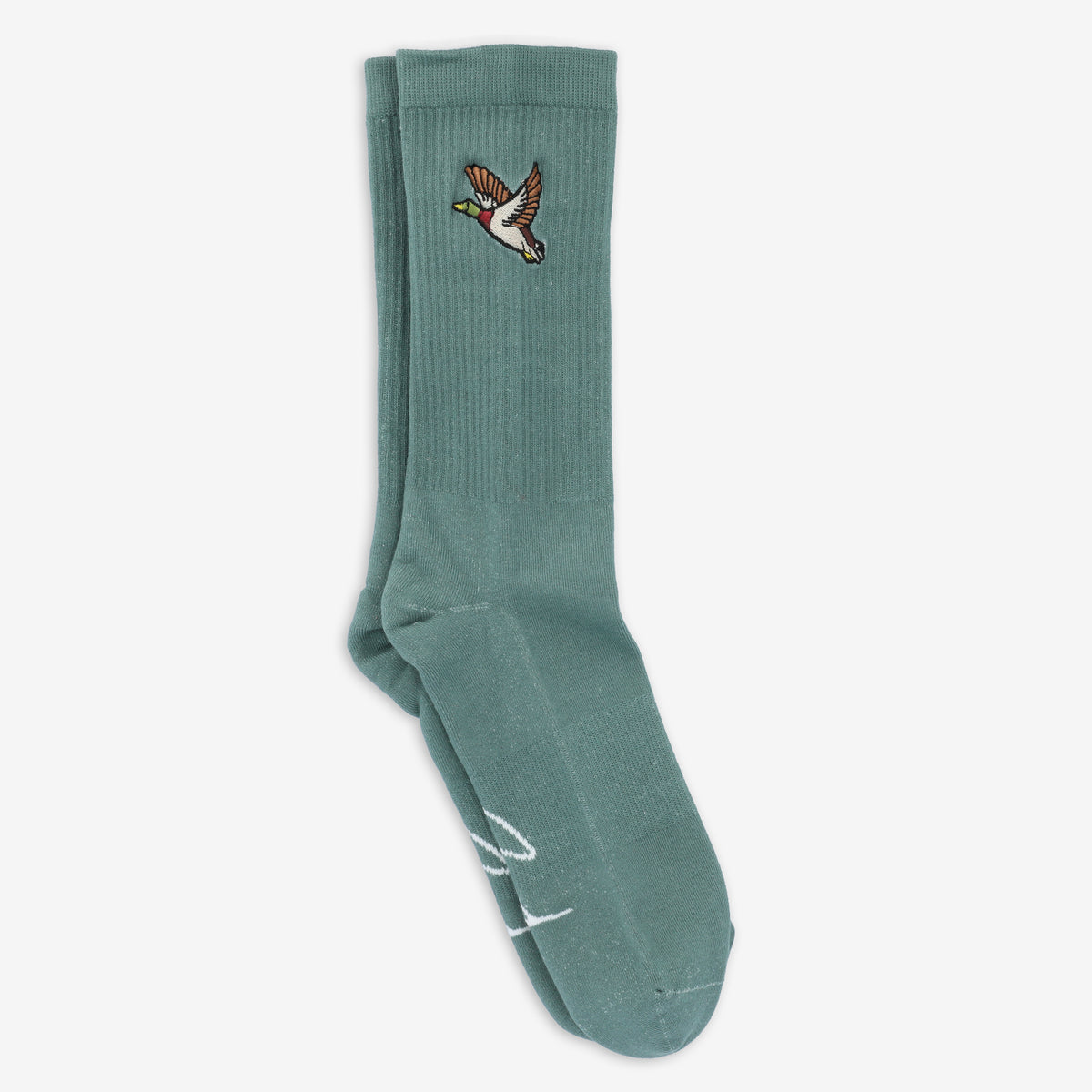 The Crew Sock in Green Duck Squad